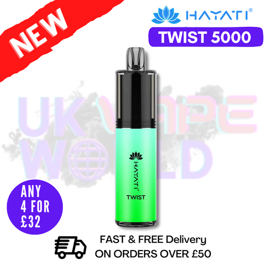 Fresh Mint Hayati Twist 5000 Puff 5K Disposable Kit