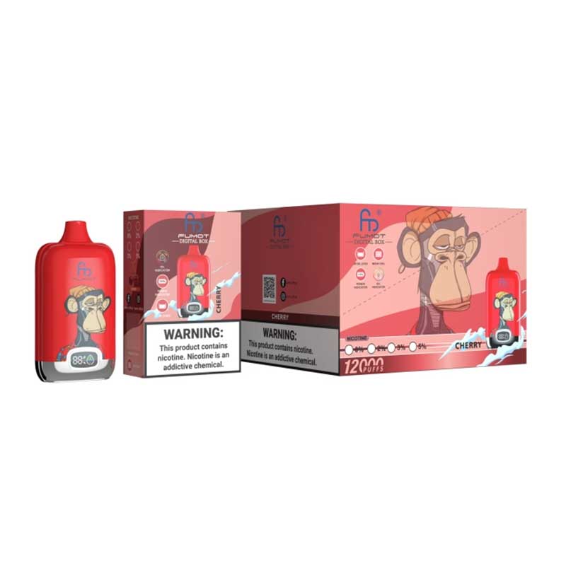 RAndM Digital Box 12000 Puffs Disposable Vape Box Of 10