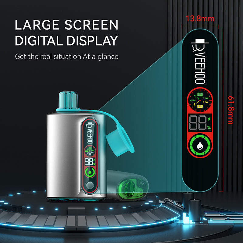 VEEHOO H9 15000 Puffs Disposable Vape Wholesale-650mAh battery, 20ml E-liquid, Multiple Nicotine 9 Flavors