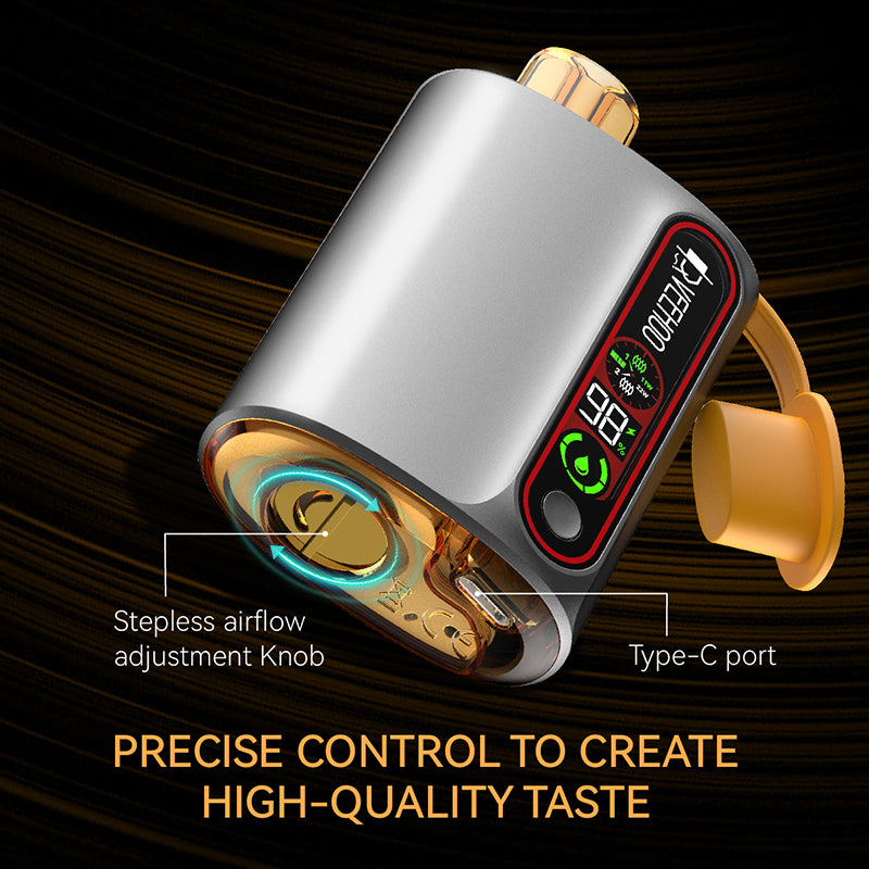 VEEHOO H9 15000 Puffs Disposable Vape Wholesale-650mAh battery, 20ml E-liquid, Multiple Nicotine 9 Flavors