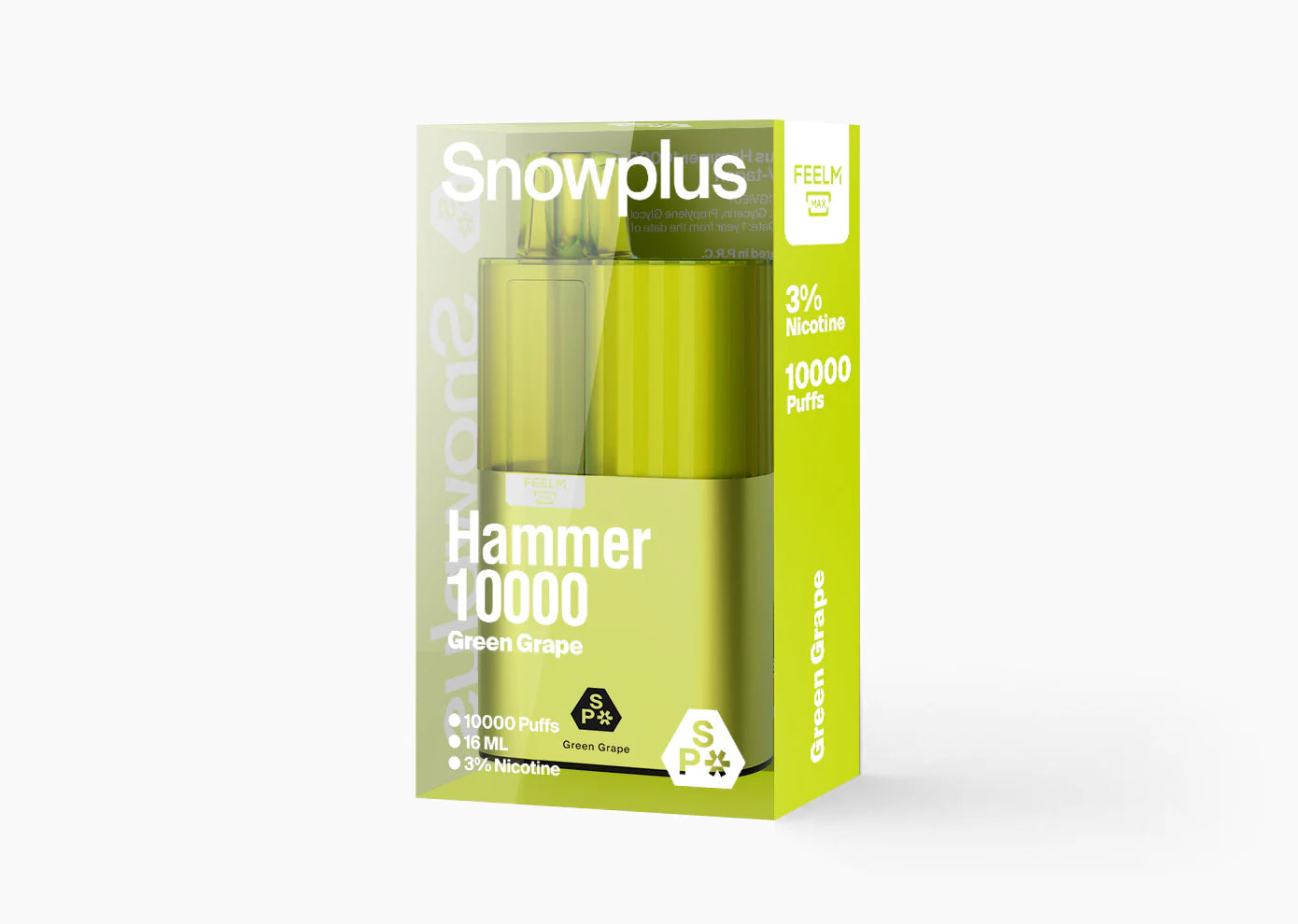 Snowplus Hammer 10000 Puffs Disposable Vape Wholesale-550mAh baterry, 16ml E-liquid, Multiple Nicotine 10 Flavors