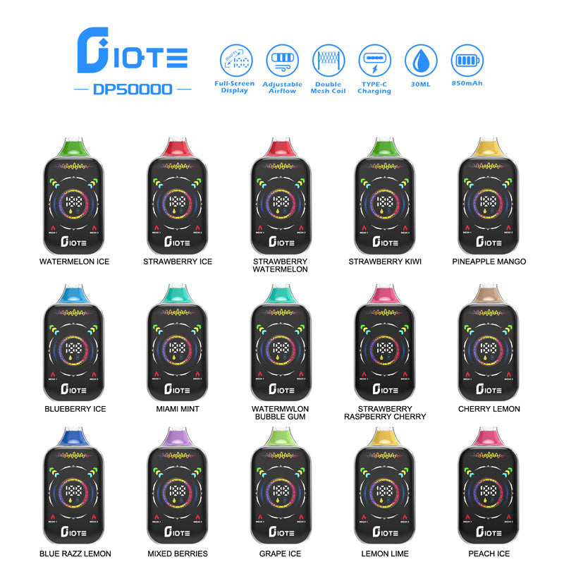 IQTE DP50000 Puffs Disposable Vape Wholesale-Multiple Nicotine 15 Flavors