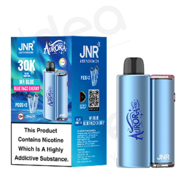 JNR Aurora 30K Pod Vape Kit-900mAh Battery, 20ml E-liquid, Multiple Nicotine 12 Flavors