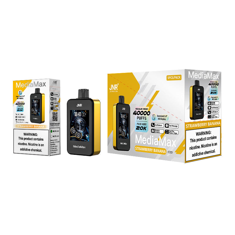 Wholesale Newest Jnr Vape watch 30000 Game Vape Multi Function Music Vape Disposable Vape Pen Mediamax 40000 Puffs Phone Call Magic Watch Vape-1000mAh Battery, 21ml E-liquid, Multiple Nicotine 10 Flavors