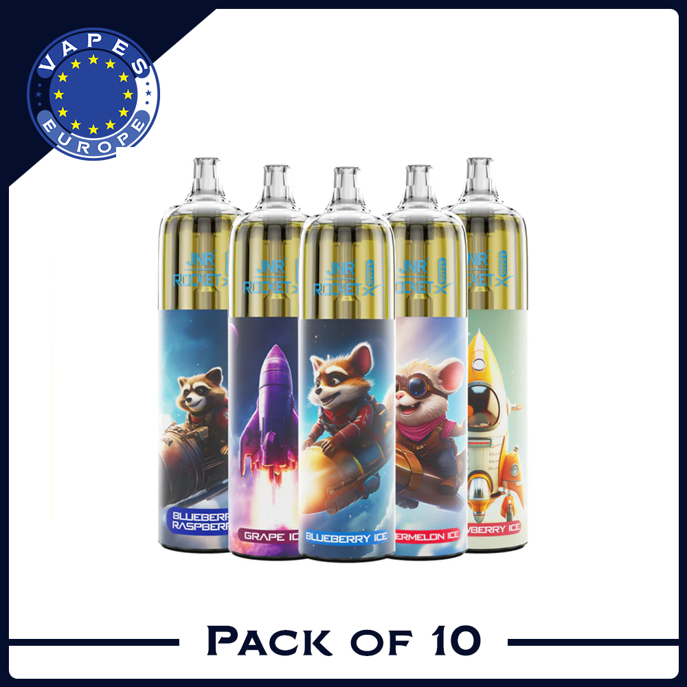 JNR Rocket X 12400 Puffs Disposable Vape (Box of 10) 21 Flavors
