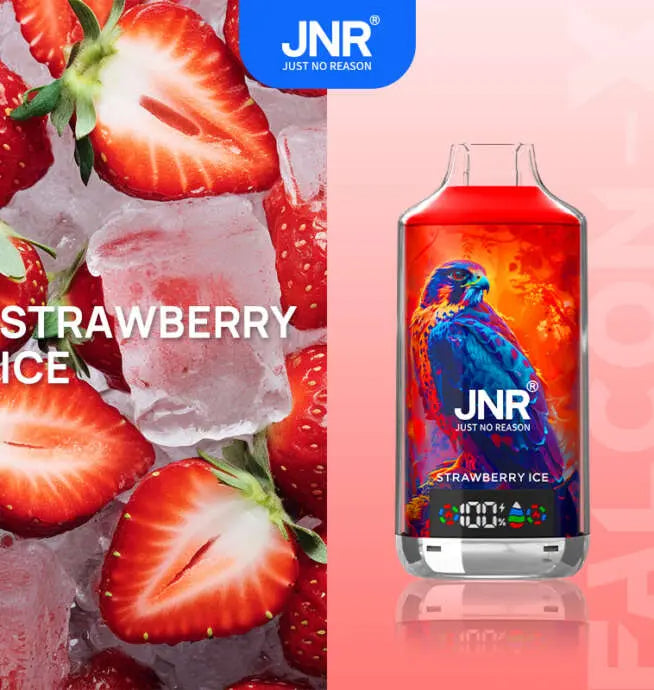 JNR Falcon X 18000 (0/2/5% Nic) | 0.6Ω Mesh Coil-Disposable Vape 18000 Puffs -950mAh Battery, 24ml E-liquid, Multiple Nicotine 11 Flavors
