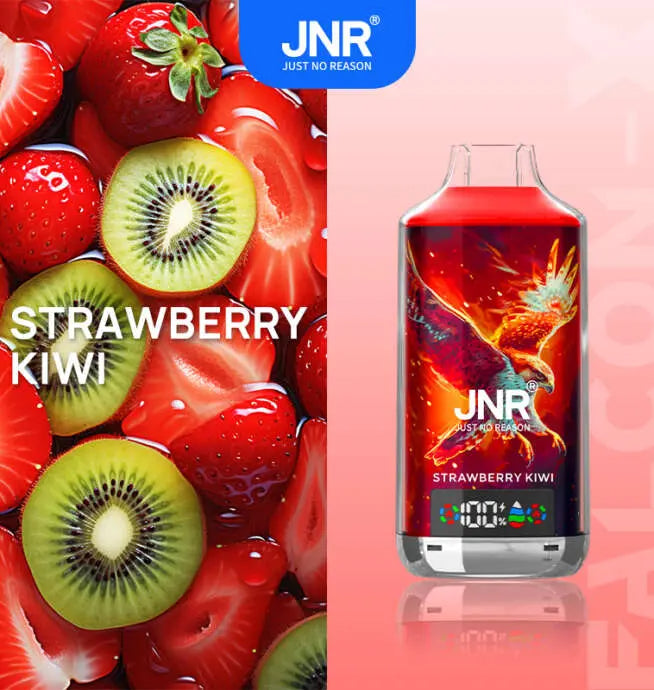 JNR Falcon X 18000 (0/2/5% Nic) | 0.6Ω Mesh Coil-Disposable Vape 18000 Puffs -950mAh Battery, 24ml E-liquid, Multiple Nicotine 11 Flavors