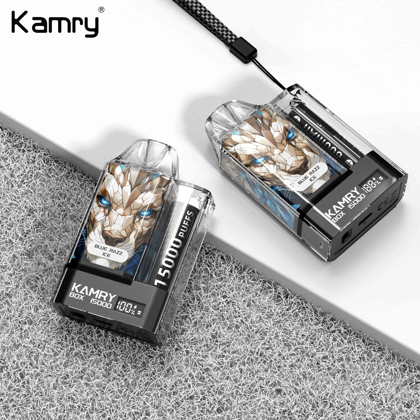 Kamry Box 15000 Puffs Disposable Vape Wholesale-500mAh battery, 30ml E-liquid, Multiple Nicotine 10 Flavors