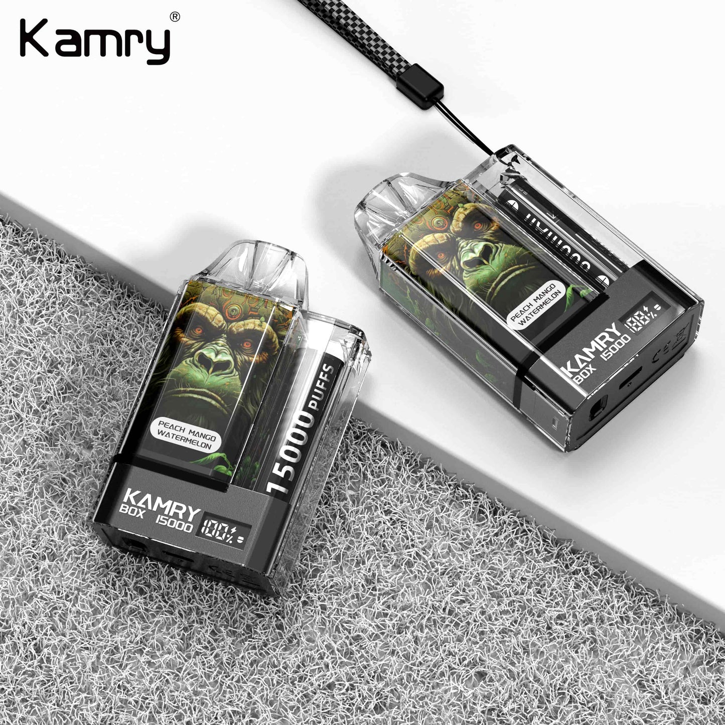 Kamry Box 15000 Puffs Disposable Vape Wholesale-500mAh battery, 30ml E-liquid, Multiple Nicotine 10 Flavors