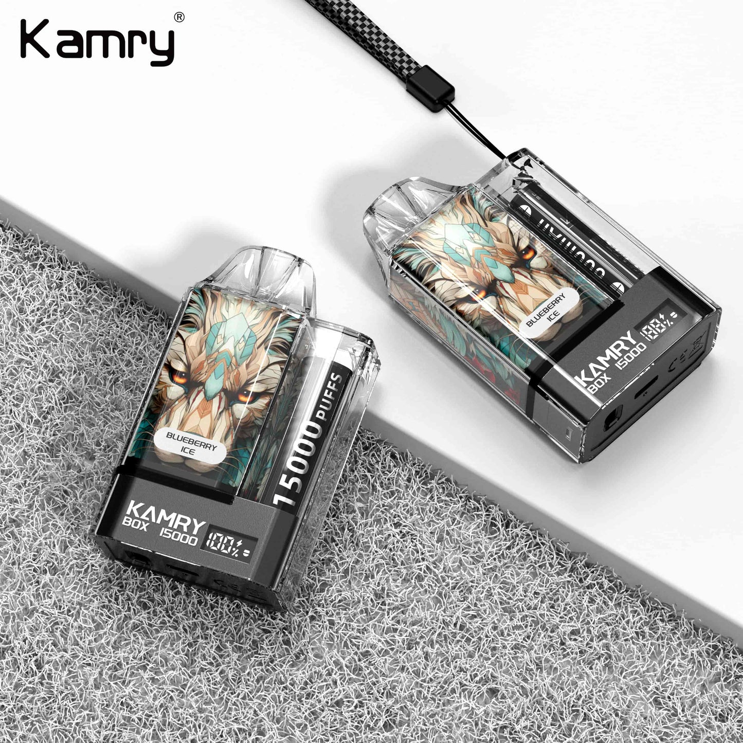 Kamry Box 15000 Puffs Disposable Vape Wholesale-500mAh battery, 30ml E-liquid, Multiple Nicotine 10 Flavors