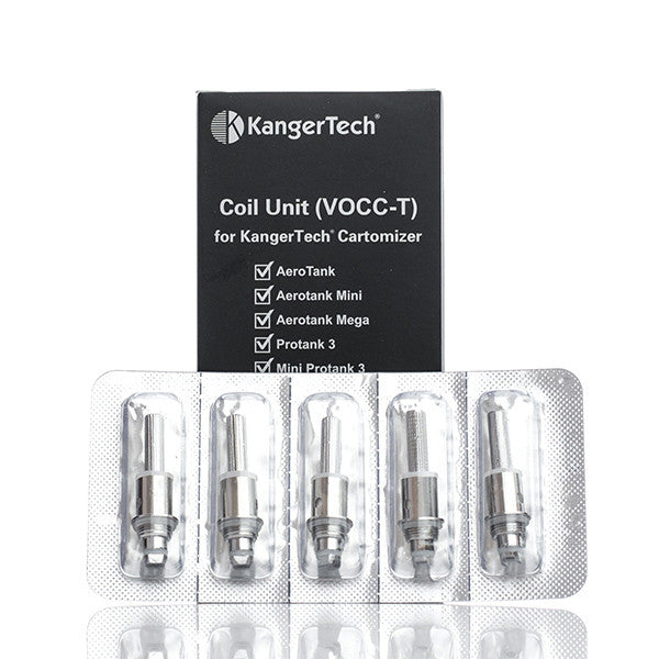 Kanger VOCC-T Replacement Coil for Toptank/Protank/Aerotank/EVOD 5pcs