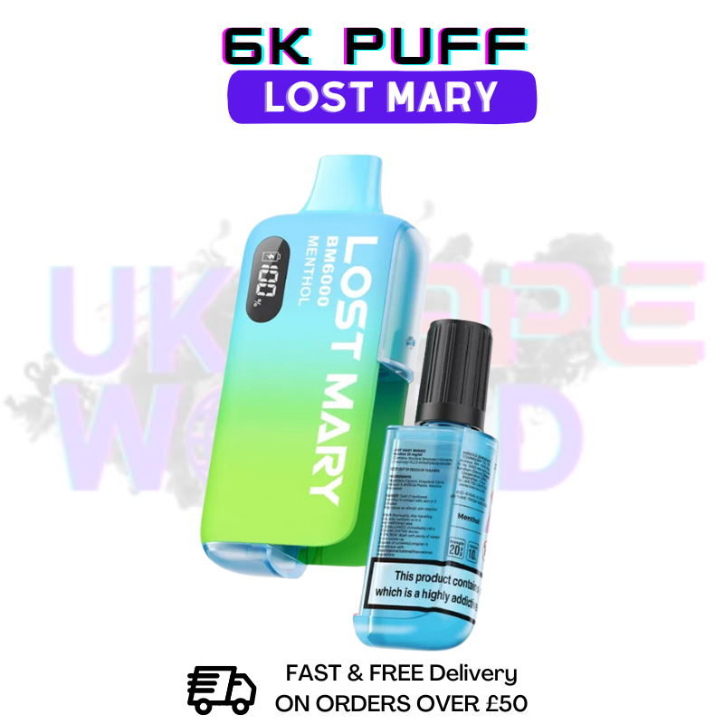 LOST MARY 6K Puff 6000 Refil Disposable Kit | Only £8