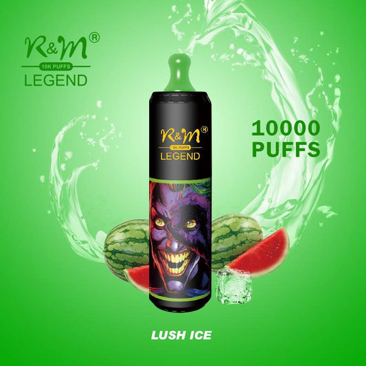 R&M Vape 10000K puffs  Disposable 20ML 850mah 19 Flavor Portable Stylish High-quality E-lectronic c igarette Vape E-liquid V aporizer Pod system Include Nicotine
