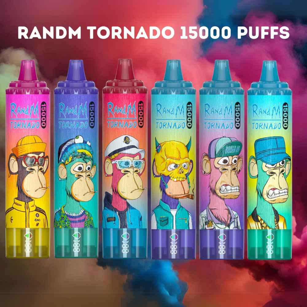RandM Tornado 15000 puff Disposable Vape 850mAh 25ML 45 Flavors.