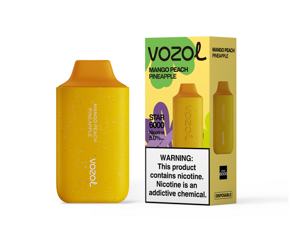 Vozol Star 6,000 puffs 500mAh battery 17 Flavors
