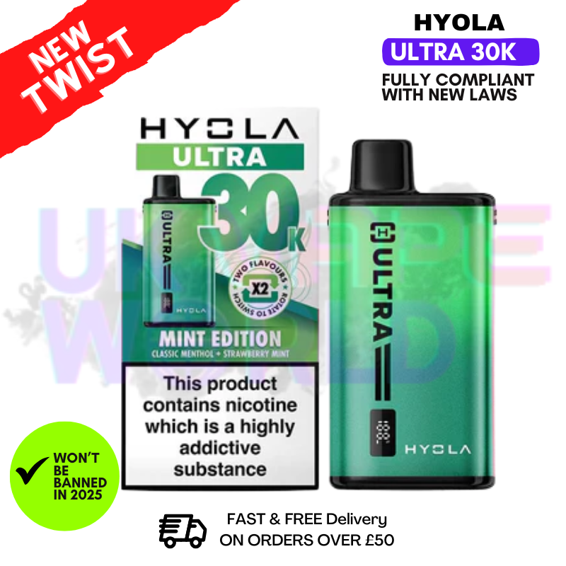 Hyola Ultra 30000 Puff 30K Bar Twist Pod Kit