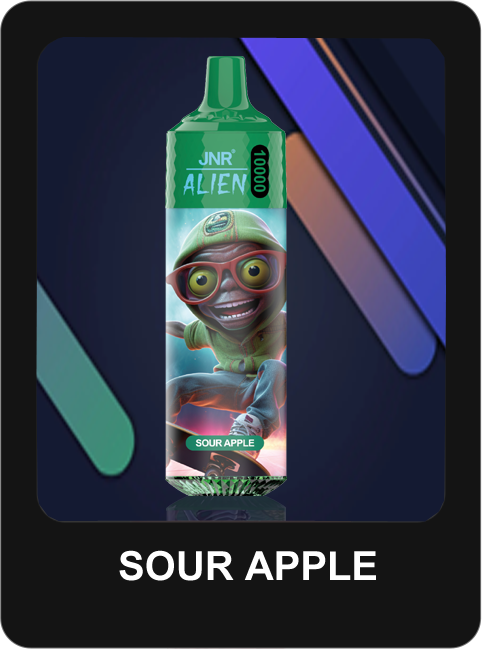 JNR Alien 5% Nicotine Disposable (Box of 10) 850mAh 20ML 10000 Puffs