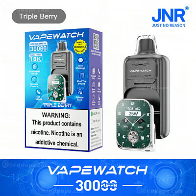 JNR Vape Watch 30000 Puffs Disposable Vape (2%3%5%Nicotine)19ML 850mAh 10 Flavors Available In Sales