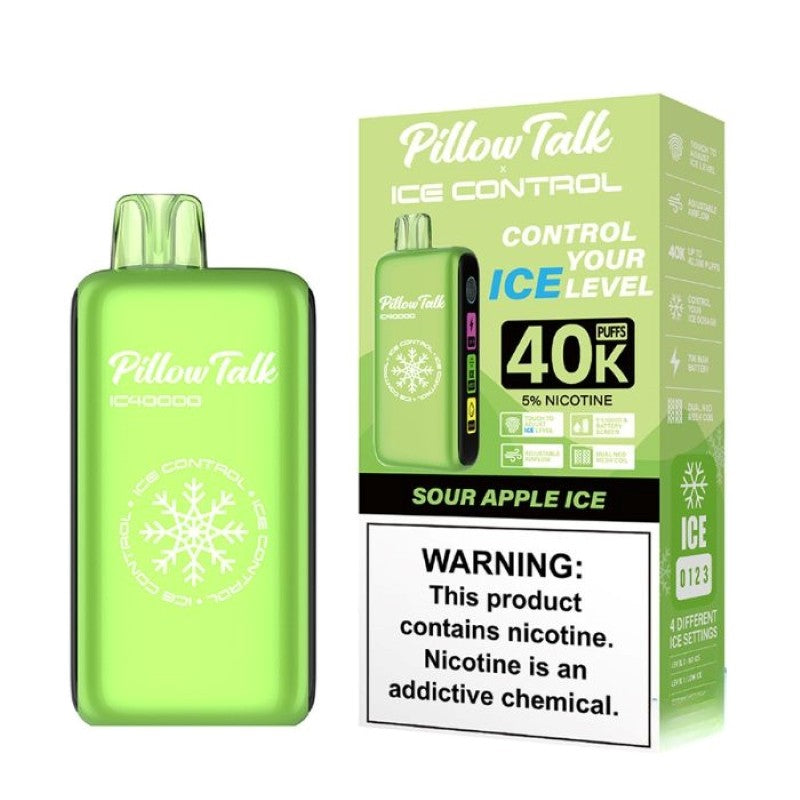 Pillow Talk IC40000 Ice Control Disposable Vape 5% 20ml