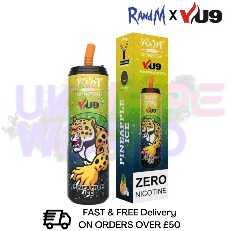 RandM Tornado 9000 Puff 9K Bar ZERO | 0MG |