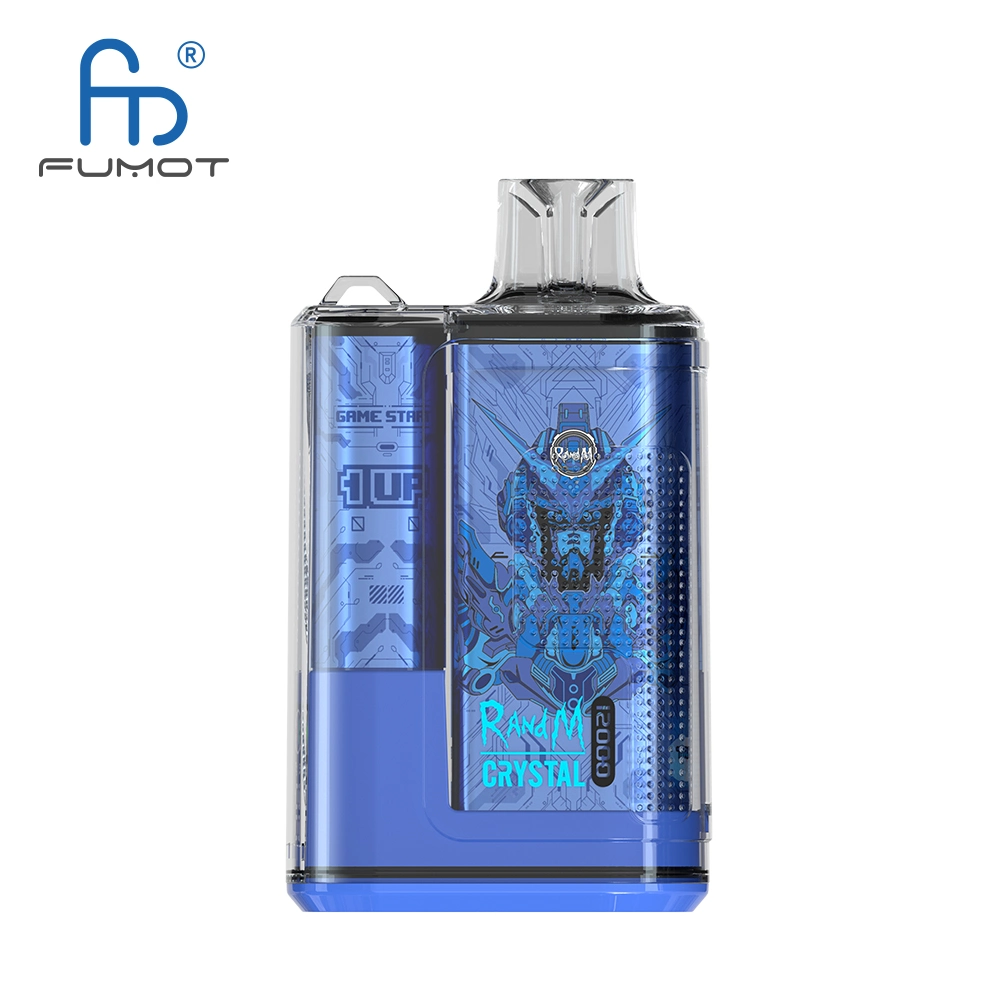 Rechargeable Randm Crystal 12000 Puffs Vape Disposable with Side Screen,650 mAh 20 ML 16Flavors