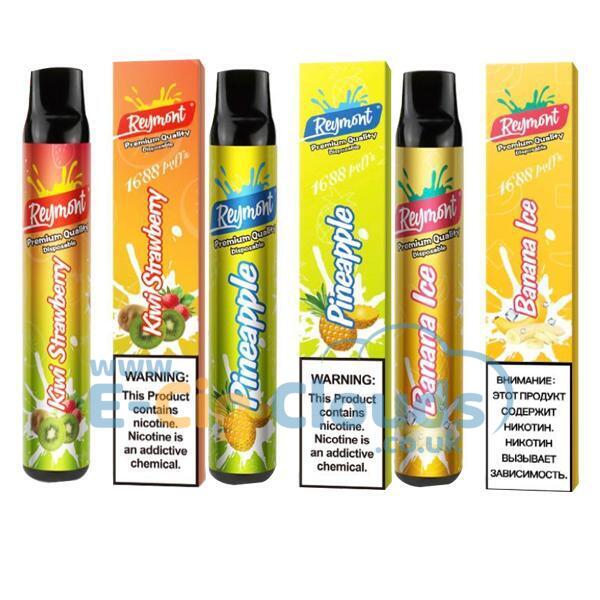 Reymont Disposable Pod Device 1688 Puff (Mouth To Lung) 2ml 20mg OFFER PRICE-850mAh Battery, 2ml E-liquid, Multiple Nicotine 20 Flavors