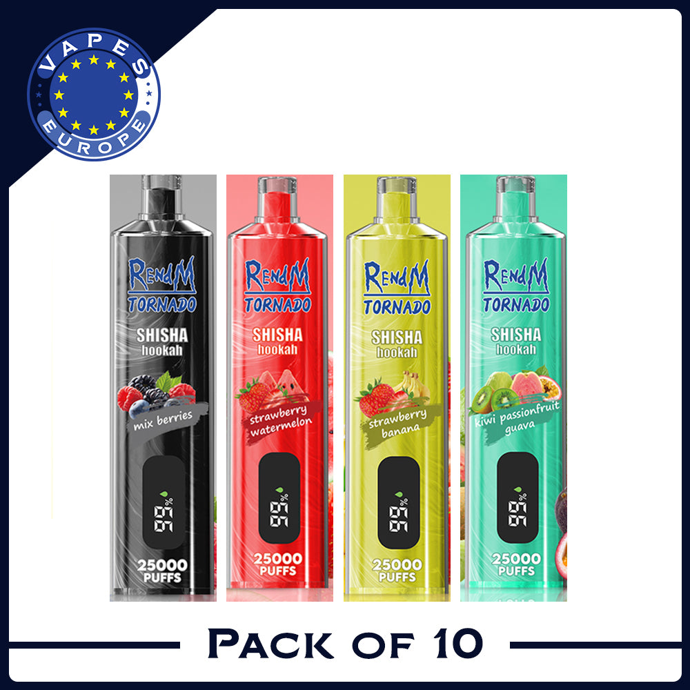 REndM Shisha 25000 Puffs Pack of 10