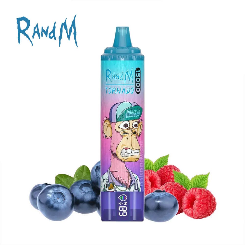 RandM Tornado 15000 puff Disposable Vape 850mAh 25ML 45 Flavors.