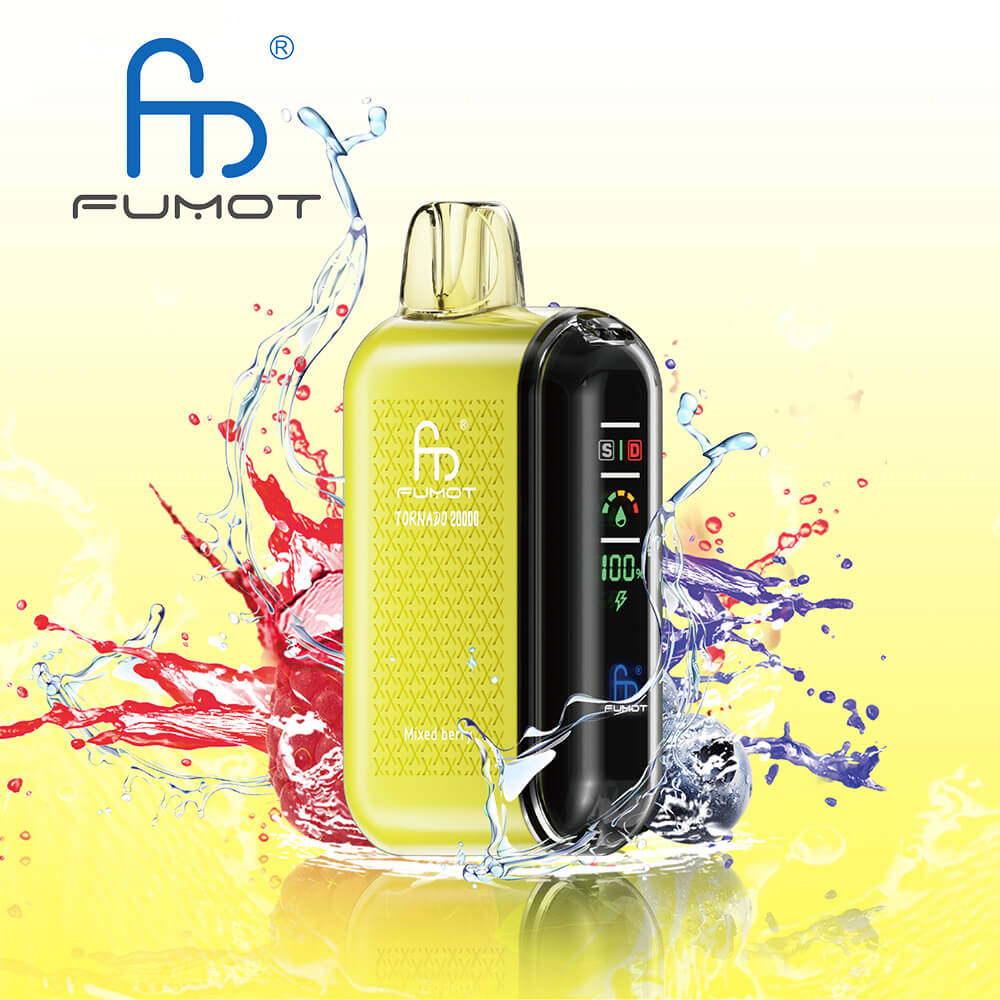 FUMOT Tornado 20000 puff Disposable Vape 29 Flavors In Sales