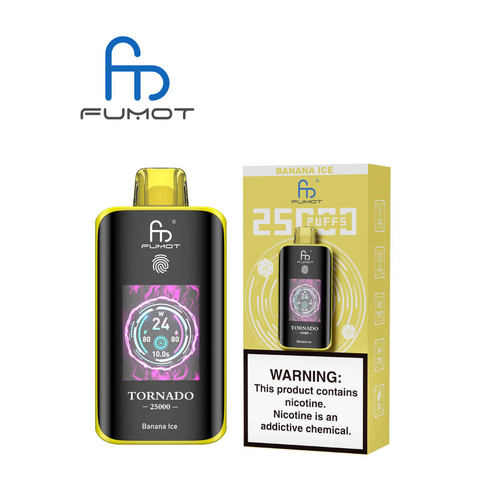 FUMOT RandM Tornado 25000 puff Disposable Vape 700mAh In Sales 24 Flavors