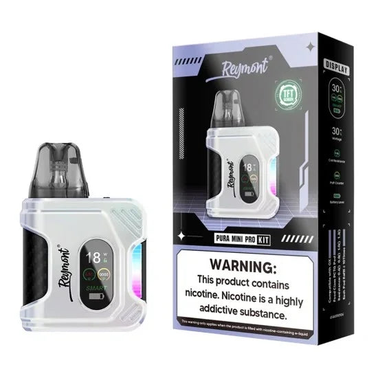 Reymont Pura Mini Box Pro Pod Kit-1000mAh Battery, 2ml E-liquid