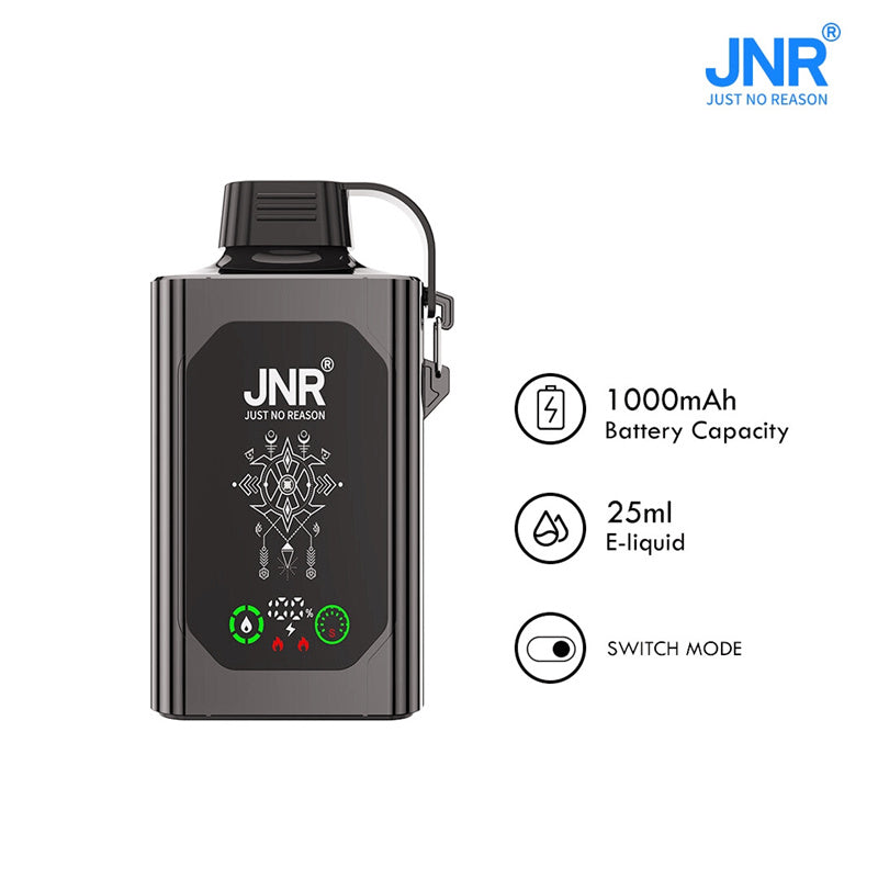 JNR Shisha Hookah Box 20500 Puff Bar Tornado DTL E Cigarrillos Electronicos Disposable Vape-1000mAh Battery, 25ml E-liquid, Multiple Nicotine 15 Flavors