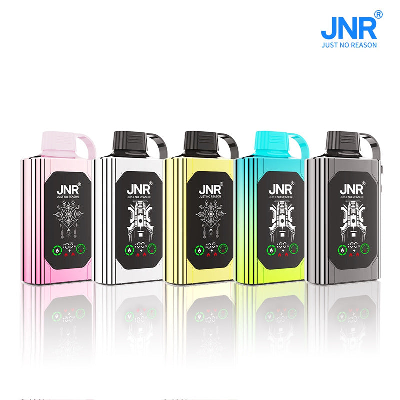 JNR Shisha Hookah Box 20500 Puffs Tornado Bar Smart Display Electronic Cigarette Vaper Disposable Vape-1000mAh Battery, 25ml E-liquid, Multiple Nicotine 15 Flavors