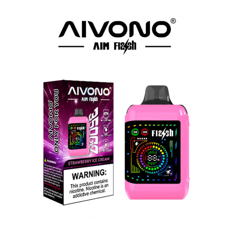 AIVON0 Aim Boom 25000 Puffs Disposable Vape Disposable 25K 650mAh Vapes Pen E Cigarette Prefilled 28ml Nicotine contain 10 Flavors
