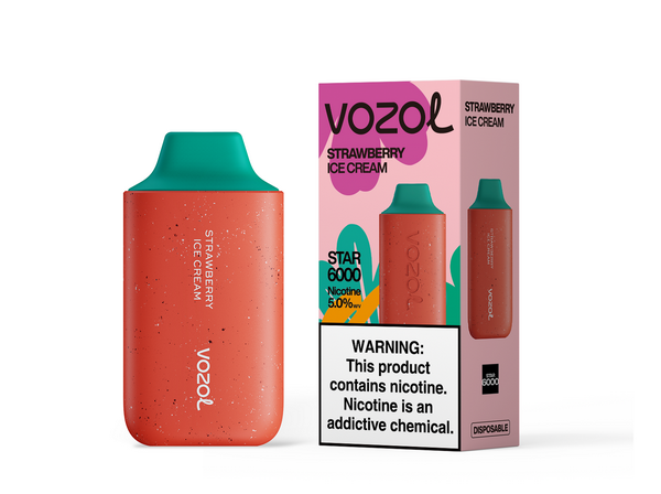 Vozol Star 6,000 puffs 500mAh battery 17 Flavors