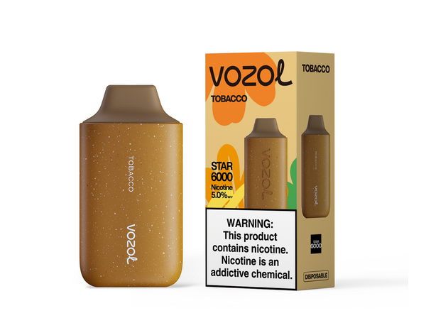Vozol Star 6,000 puffs 500mAh battery 17 Flavors