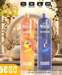 Bang 15000 Puffs Vape 15K Disposable Vape Pen E Cigarette Prefilled 15ml 600mAh Disposable Vape 20 Flavors
