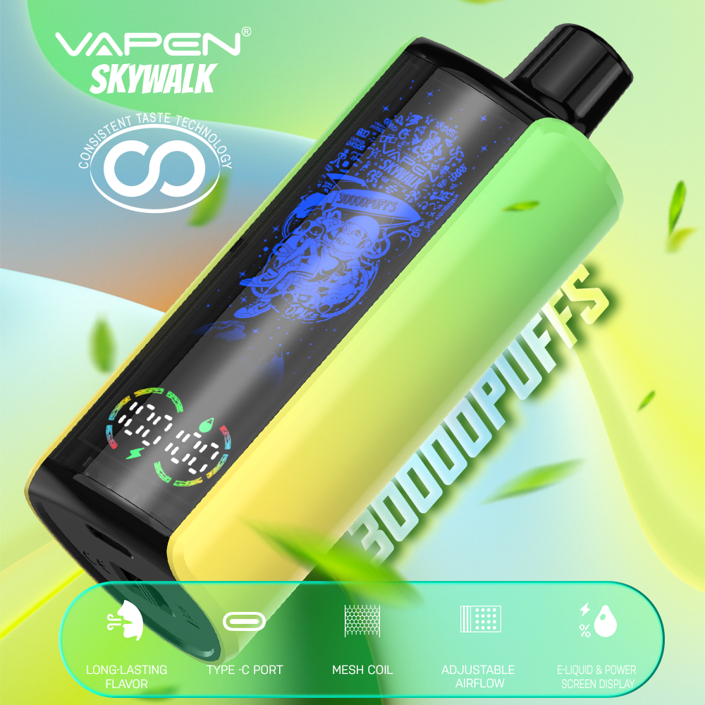 Wholesale Factory VAPEN SKYWALK 30000 Puffs Snowwolf Cheap Disposable E Vaper Pen Kit Pod Rechargeable Wape Vaping Randm Electronic Empty I Vape Price