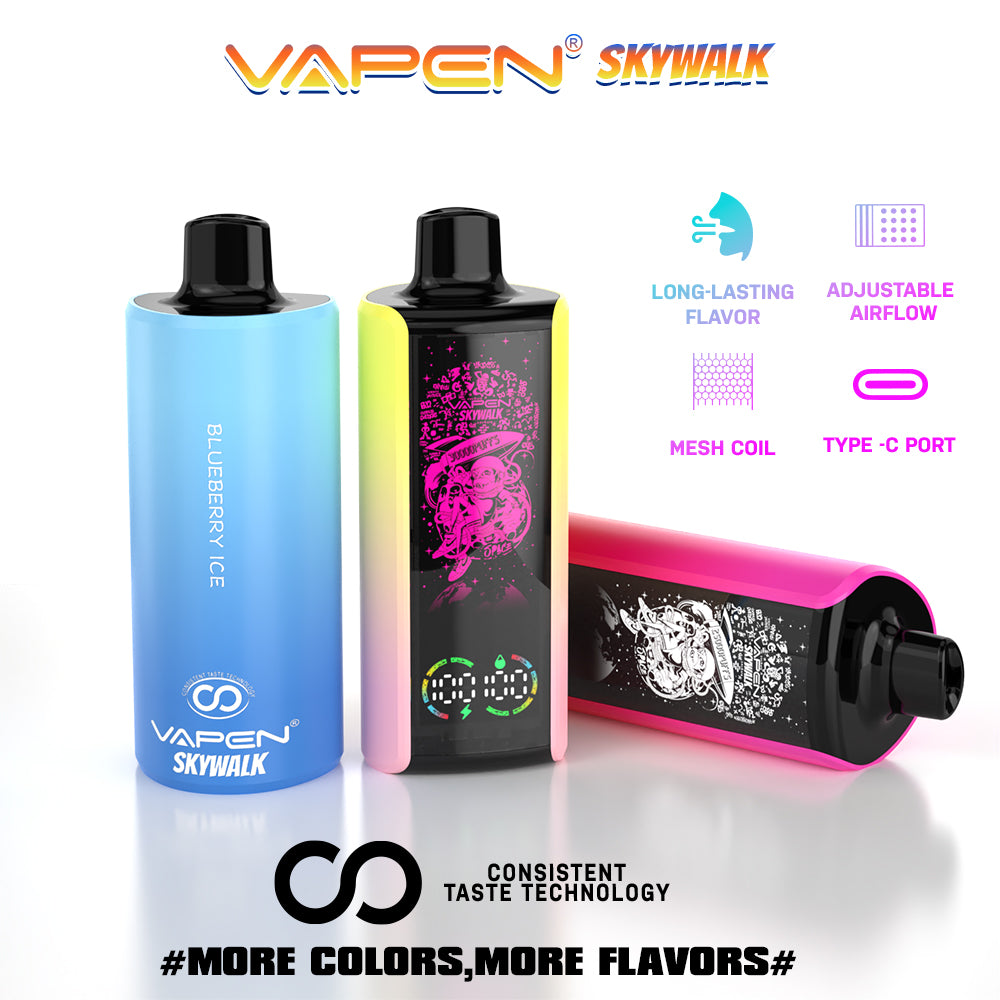 Wholesale Factory VAPEN SKYWALK 30000 Puffs Snowwolf Cheap Disposable E Vaper Pen Kit Pod Rechargeable Wape Vaping Randm Electronic Empty I Vape Price