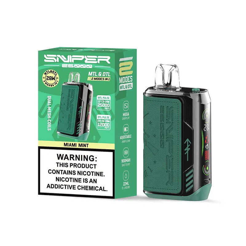 Vapmod Sniper 25000 Puffs Dispaable Vape 20ml 650mAh 12 Flavors
