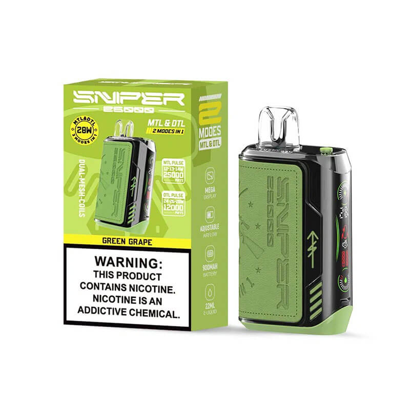 Vapmod Sniper 25000 Puffs Dispaable Vape 20ml 650mAh 12 Flavors