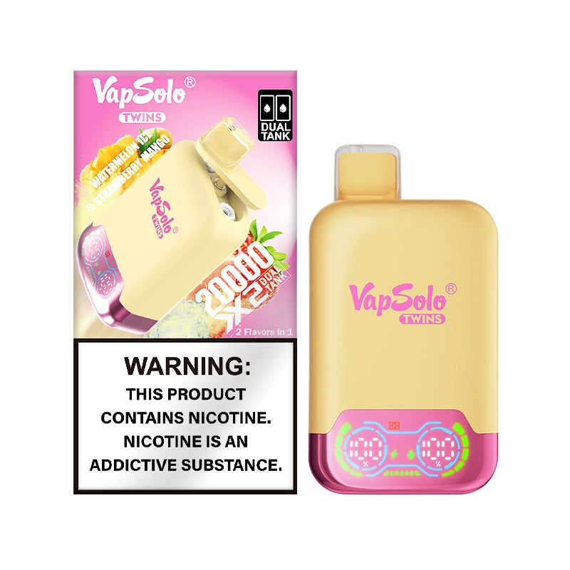 vapsolo twins 20000 Vapsolo Twins 20000 Puffs Disposable Vape – Naturevapeshop