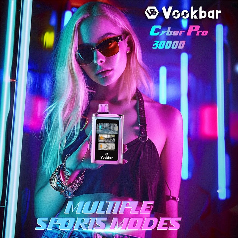 2024 New Product Vookbar Cyber PRO 30000 Puffs Wholesale Disposable Vape Pen Original Factory Hookah Eliquid Vaporizer OEM/ODM Wape
