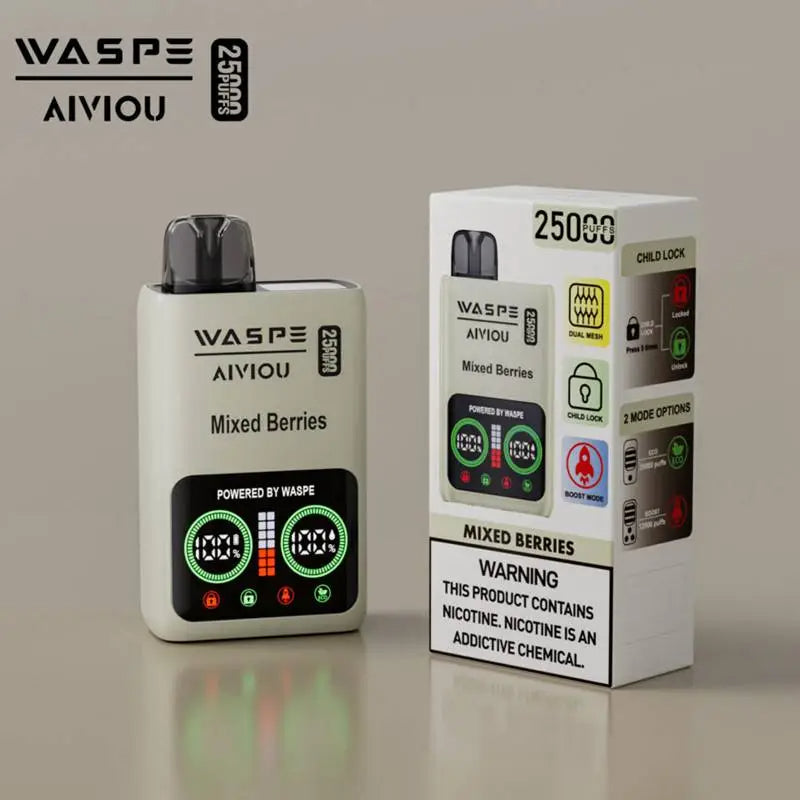 WASPE 25000 Puffs Disposable Vape Wholesale, 650 mAh ,25ML 10Flavors