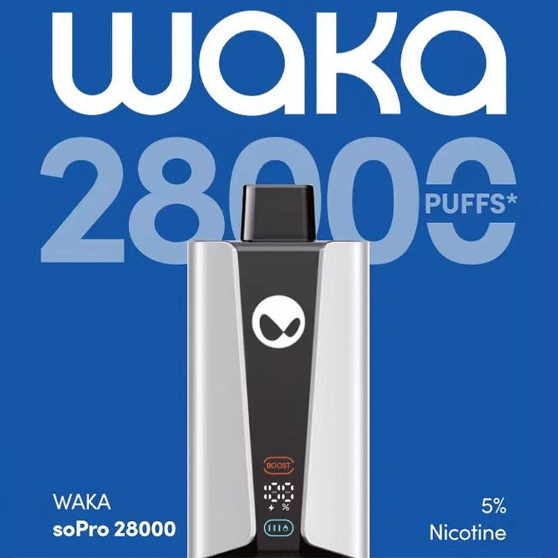 Waka Sopro 28000 Disposable Vape - 25ml E-Liquid, 5% Nicotine | 20 Flavors