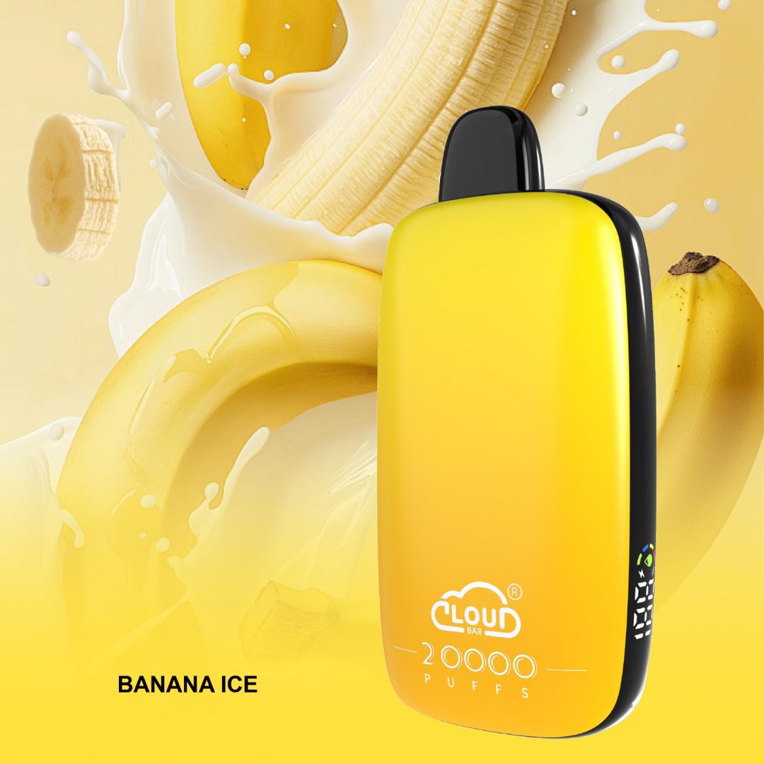 CLOUD BAR NO1, 20Kpuffs, Vape hot sale on line Genuine E-Cigarette 12 Flavor ,16ml oil filling volume, 600mAh battery capacity, with LED power display
