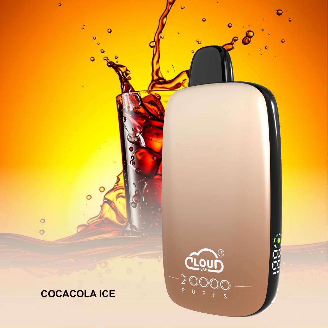 CLOUD BAR NO1, 20Kpuffs, Vape hot sale on line Genuine E-Cigarette 12 Flavor ,16ml oil filling volume, 600mAh battery capacity, with LED power display