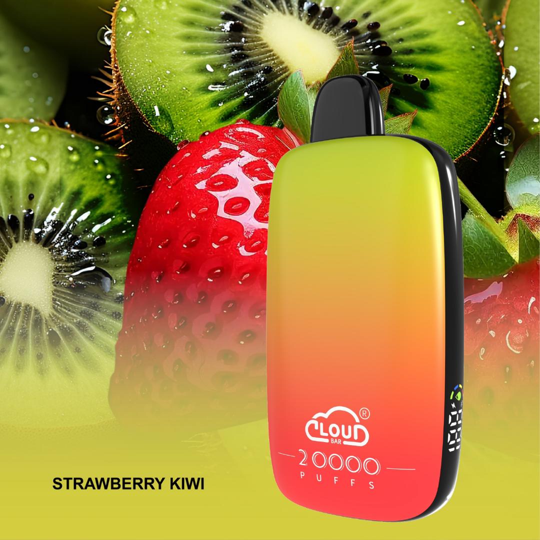 CLOUD BAR NO1, 20Kpuffs, Vape hot sale on line Genuine E-Cigarette 12 Flavor ,16ml oil filling volume, 600mAh battery capacity, with LED power display