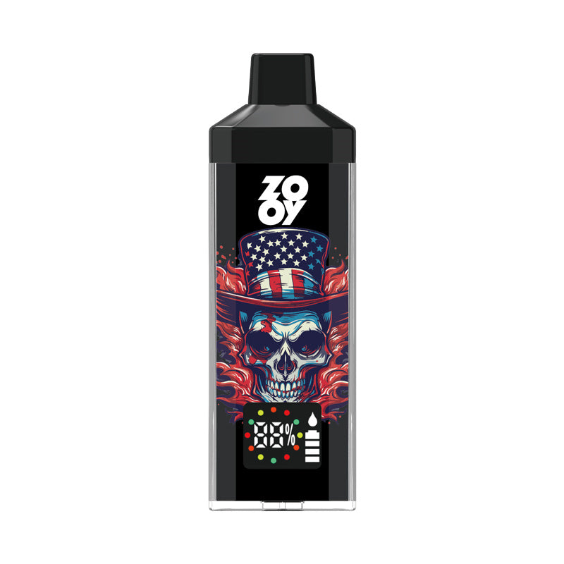 Hifancy Disposable Vaper Zooy Ghost 12000 Crystal Hookah 23ml E-Liquid Vape Pen Prefilled Puff Bar Wholesale Electronic Cigarette 16K Puffs