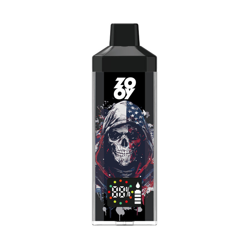 Hifancy Disposable Vaper Zooy Ghost 12000 Crystal Hookah 23ml E-Liquid Vape Pen Prefilled Puff Bar Wholesale Electronic Cigarette 16K Puffs